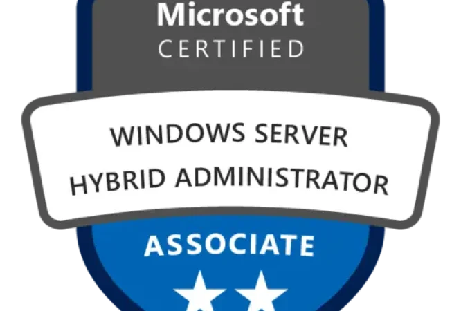 Microsoft Certified: Windows Server Hybrid Administrator Associate